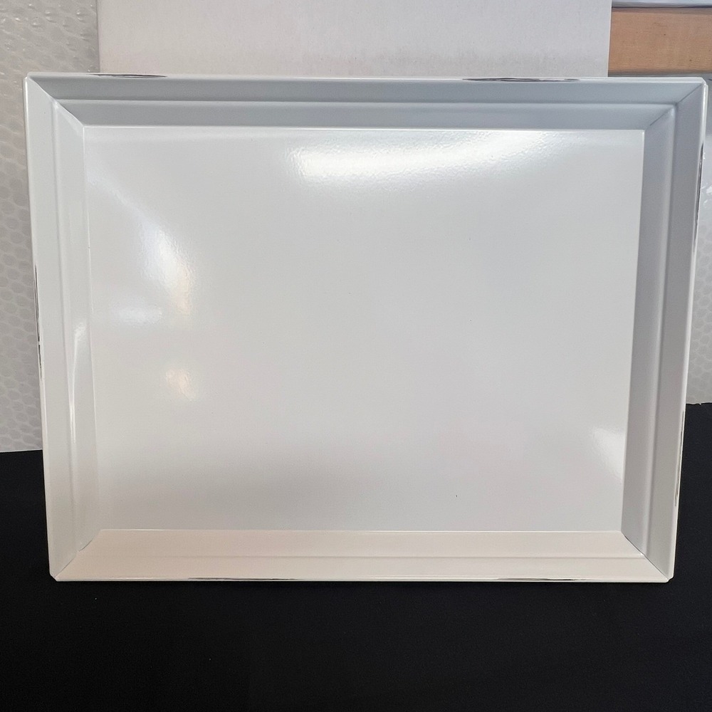 Chalk Couture Reclaimed Metal Tray White 9x12 S193118 DIY Craft Surface